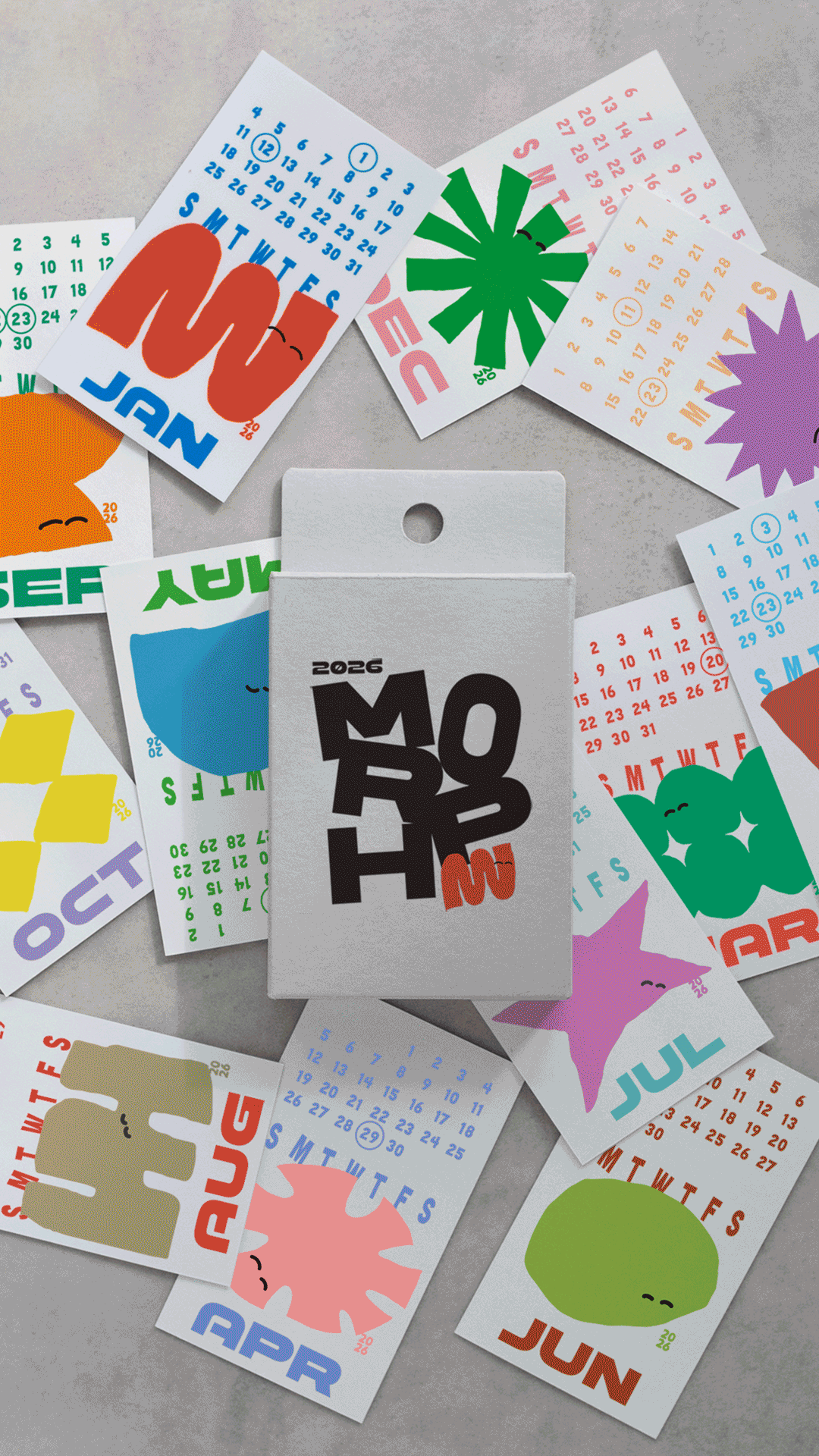 MORPH -ステッカーカレンダー – 幻日堂 -GENNICHIDO-