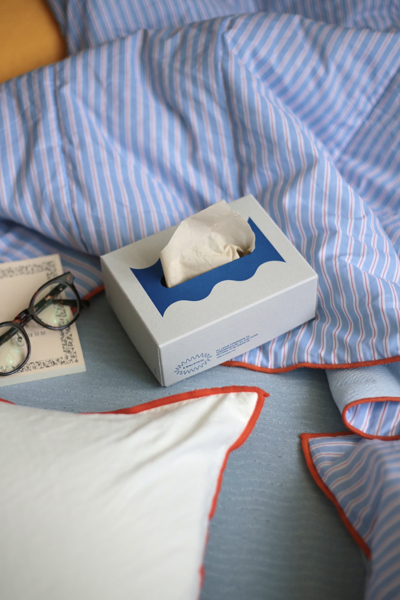 tissue case "Hacktion blue"