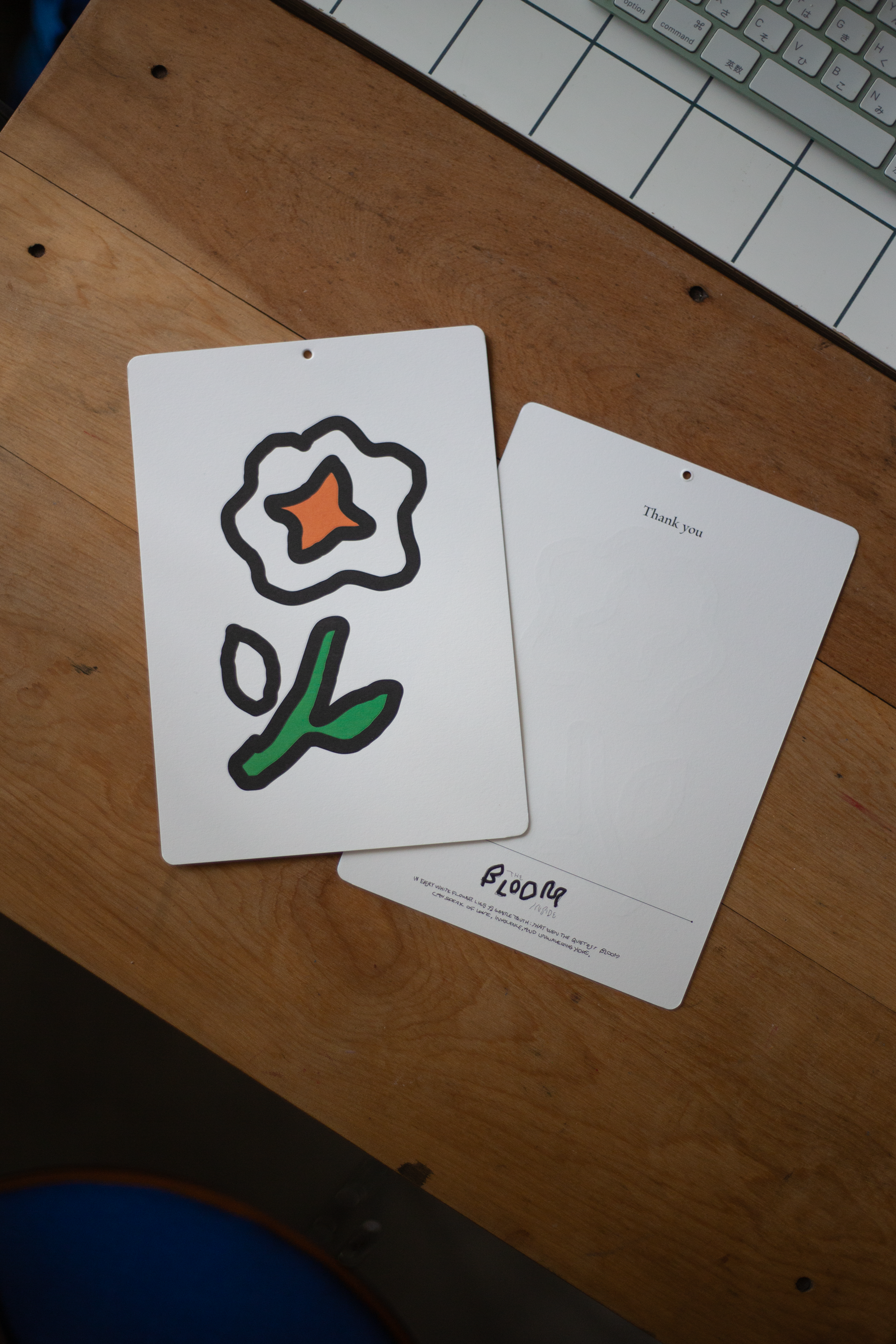 THANK YOU CARD -The bloom inside-