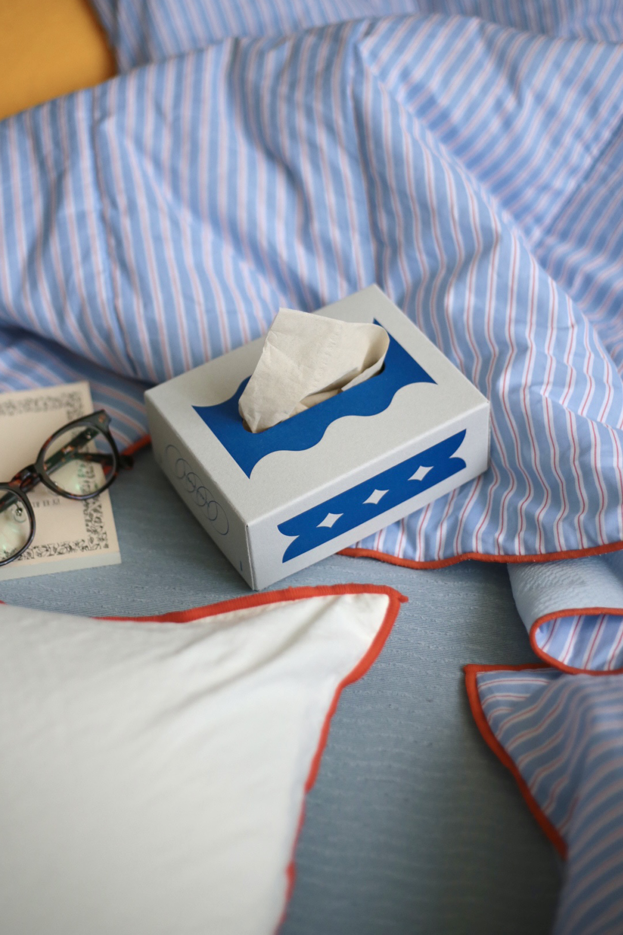 tissue case "Hacktion blue"
